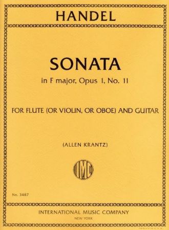 HANDEL:SONATA IN F MAJOR OP.1 NO.11 FOR FLUTE(OR VIOLIN OR OBOE) AND GUITAR