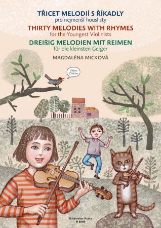 MICKOVA:THIRTY MELODIES WITH RHYMES FOR THE YOUNGEST VIOLINISTS + ONLINE VIDEO