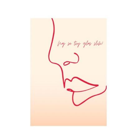 NOTNI ZVEZEK A4 32 LISTNI NAJ SE TVOJ GLAS SLIŠI