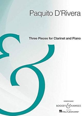 D'RIVERA:THREE PIECES CLARINET AND PIANO