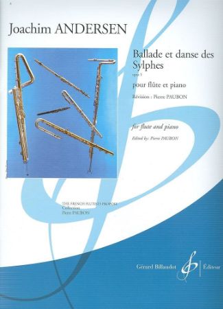 ANDERSEN:BALLADE ET DANSE DES SYLPHES OP.5 FLUTE ET PIANO