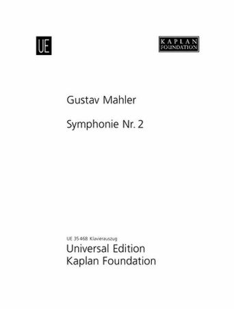 MAHLER:SYMPHONIE NR.2 VOCAL SCORE