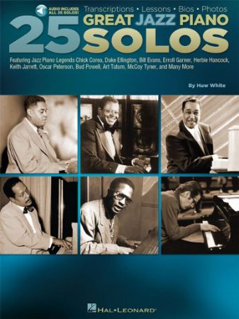 WHITE:25 SOLOS GREAT JAZZ PIANO + AUDIO ACCESS