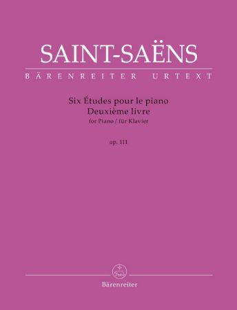 SAINT-SAENS:SIX ETUDES POUR LE PIANO DEUXIEME LIVRE OP.111