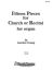 YOUNG:FIFTEEN(15) PIECES FOR CHURCH OR RECITAL FOR ORGAN