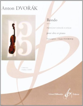 DVORAK:RONDO OP.94 FOR VIOLA NAD PIANO