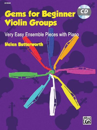 BUTTERWORTH:GEMS FOR BEGINNER VIOLIN GROUPS VERY EASY + AUDIO ACCESS