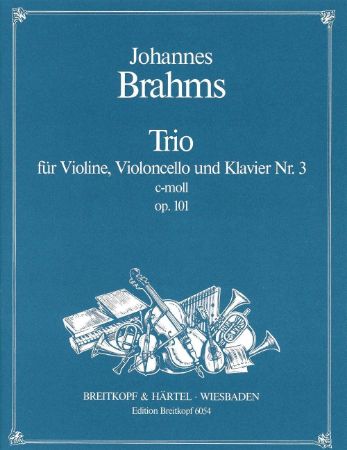 BRAHMS:TRIO C-MOLL OP.101 VIOLINE,CELLO AND PIANO