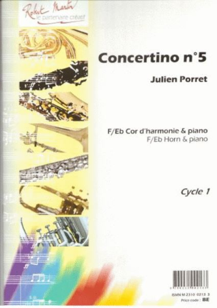 PORRET:CONCERTINO NO.5 COR FA/PIANO