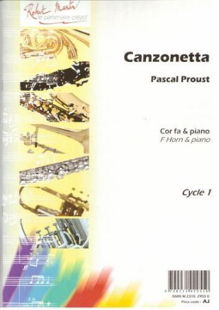 PROUST:CANZONETTA COR FA & PIANO