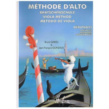 GARLEJ B:METHODE D'ALTO DEBUTANTS/VIOLA METHOD VOL.1