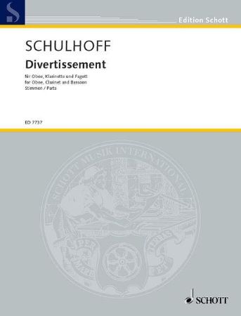 SCHULHOFF:DIVERTISSEMNT SET OF PARTS