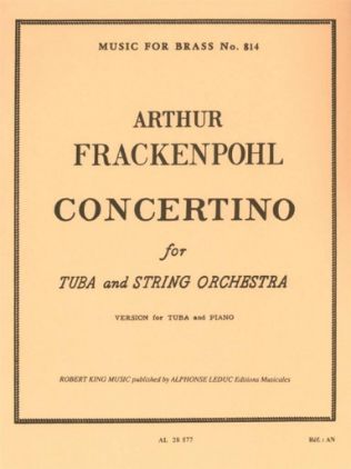 FRACKENPOH A:CONCERTINO FOR  TUBA AND PIANO