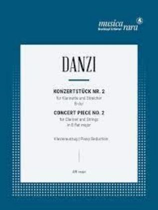 DANZI:CONCERT PIECE NO.2 FOR CLARINET AND PIANO