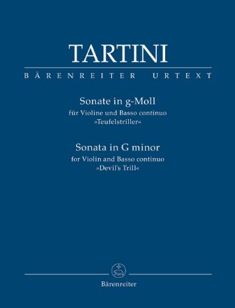 TARTINI:SONATA IN G MINOR "DEVIL'S TRILL" VIOLIN AND PIANO