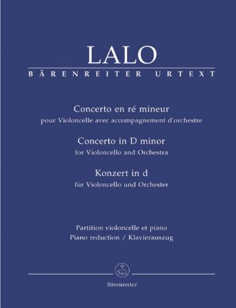 LALO:CONCERTO IN D MINOR VIOLONCELLO AND PIANO