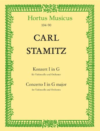 STAMITZ C.:CONCERTO NO.1 IN G MAJOR  CELLO AND PIANO