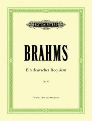 BRAHMS:A GERMAN REQUIEM OP.45 ENGLISH TEXT VOCAL SCORE