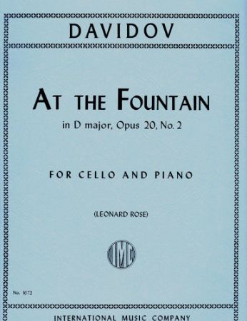 DAVIDOV:AT THE FOUNTAIN OP.20/NO.2 CELLO AND PIANO