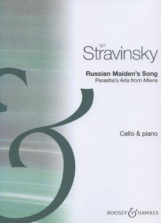 STRAVINSKY:RUSSIAN MAIDEN'S SONG CELLO & PIANO