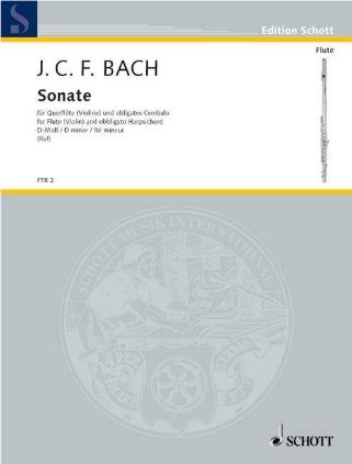 BACH J.C.F.:SONATE D-MOLL FOR FLUTE AND PIANO
