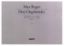 REGER:THREE PIECES OP.7 FOR ORGAN