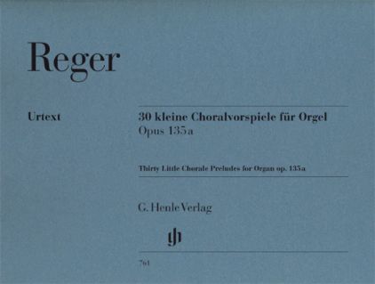 REGER:30 LITTLE CHORALE PRELUDES FOR ORGAN OP.135a