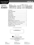 MOVIE AND TV MUSIC PLAY ALONG VIOLA + AUDIO ACCESS