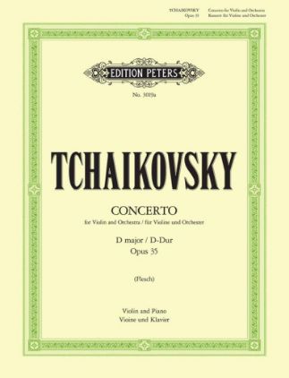 TSCHAIKOVSKY:CONCERTO D-DUR  OP.35,VIOLINE AND PIANO (FLESCH)