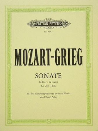 MOZART-GRIEG:SONATE G-DUR KV 283 (189h) TWO PIANOS