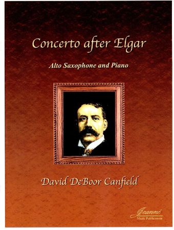 CANFIELD:CONCERTO AFTER ELGAR ALTO SAXOPHONE AND PIANO