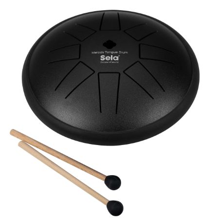 SELA Melody Tongue Drum 6“ C Major Black SE 360