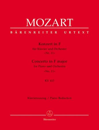 MOZART:PIANO CONCERTO KV 413 NO.11 IN F MAJOR