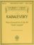 KABALEVSKY:PIANO CONCERTO NO.3 OP.50 "YOUTH CONCERTO"