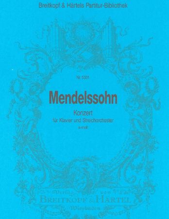 MENDELSSOHN:KONZERT A-MOLL FULL SCORE