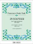 TOSTI:25 SOLFEGGI PER VOCE