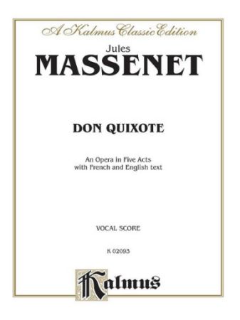 MASSENET:DON QUIXOTE VOCAL SCORE