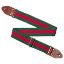 CASCHA PAS ZA KITARO Guitar Strap Cotton - Green & Red