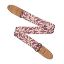CASCHA PAS ZA KITARO Guitar Strap Vegan Cork - Mauve Leaves