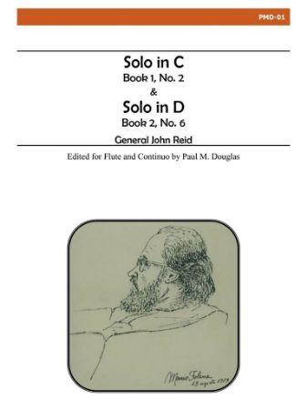 REID J.:SOLO IN C BOOK 1,NO.2 & SOLO IN D BOOK 2,NO.6 FLUTE AND PIANO