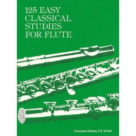 VESTER:125 EASY CLASSICAL STUDIES FOR FLUTE