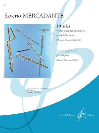 MERCADANTE:10 ARIAS FLUTE SOLO