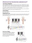 PIANO BY COLOR POP SONGS + KEYBOARD STICKERS