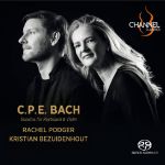 BACH C.P.E.:SONATAS FOR KEYBOARD % VIOLIN/RACHEL PODGER/KRISTIAN BEZUIDENHOUT