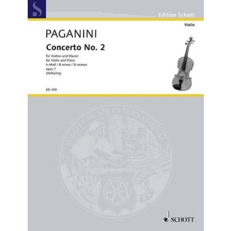 PAGANINI:CONCERTO NO.2 H-MOLL OP.7 VIOLINE AND PIANO
