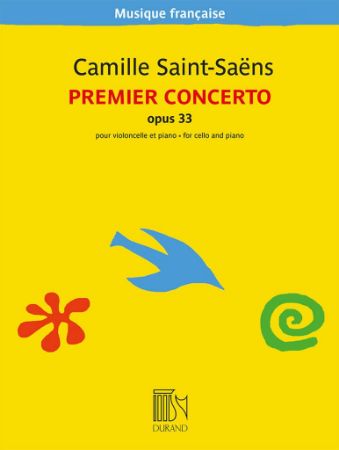 SAINT-SAENS:PREMIER CONCERTO NO.1 A-MOLL OP.33 FOR CELLO AND PIANO