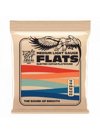 ERNIE BALL brušene strune za električno kitaro SET 2582 MEDIUM-LIGHT 12-52