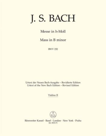 BACH J.S.:MASS IN B MINOR BWV 232 VIOLINO II