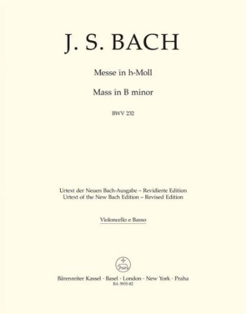 BACH J.S.:MASS IN B MINOR BWV 232 VIOLONCELLO E BASSO
