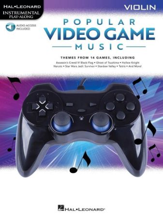 POPULAR VIDEO GAME MUSIC PLAY ALONG VIOLIN + AUDIO ACCESS